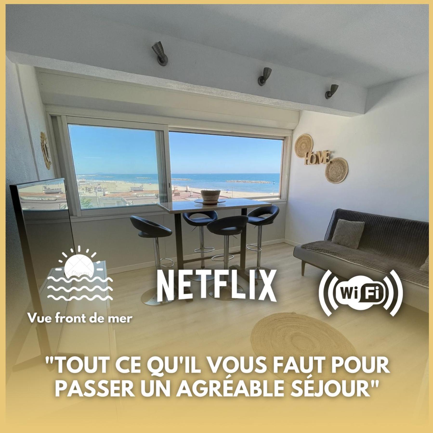 Superbe Appartement Vue Sur Mer فالراس بلاج المظهر الخارجي الصورة